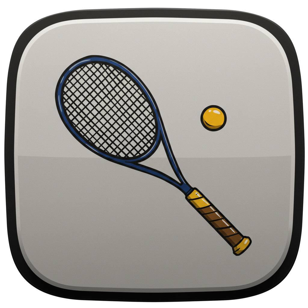 free ai generated squash game racket icon 