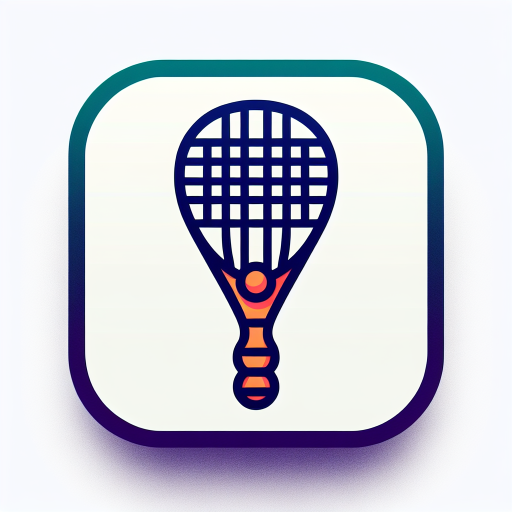 free ai generated squash game racket icon 