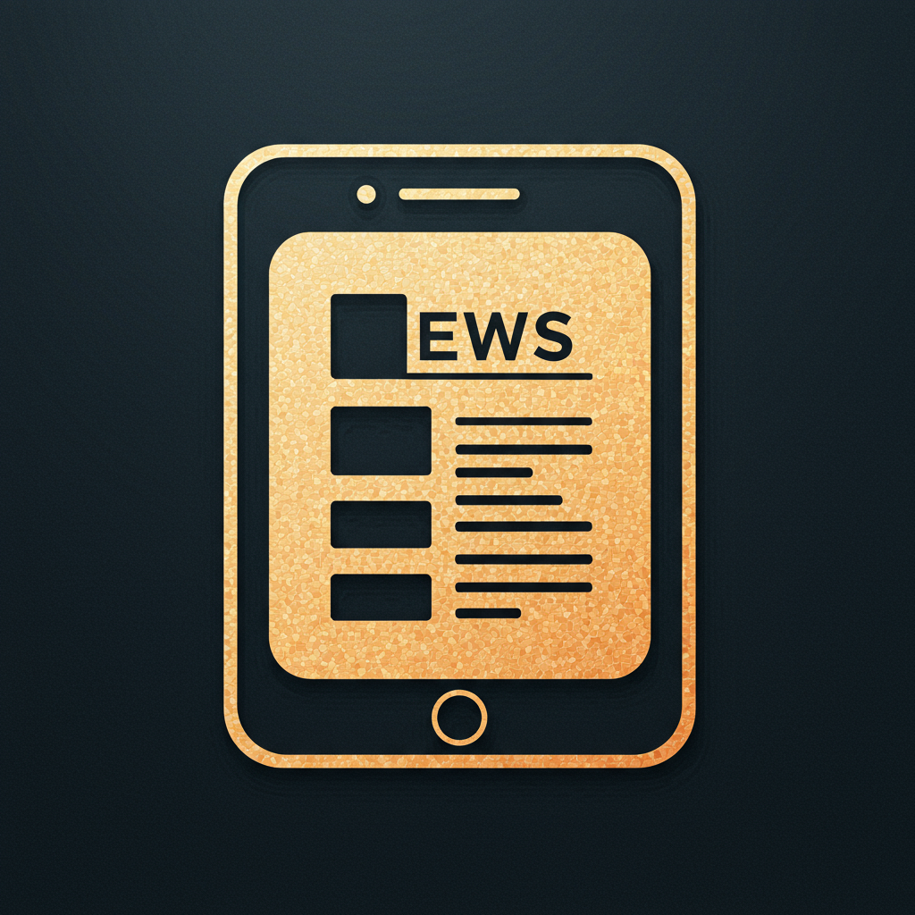 free ai generated news app icon 