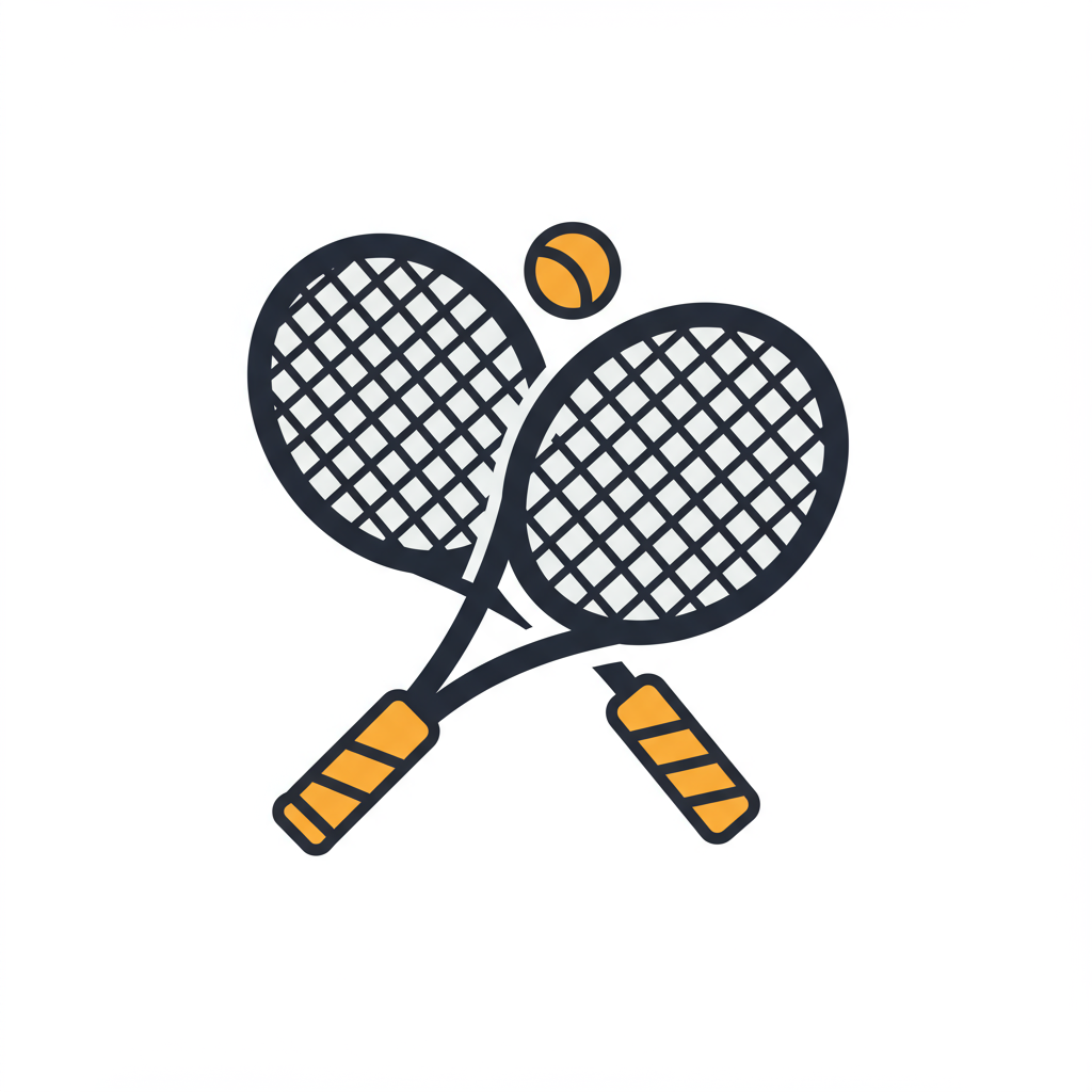 free ai generated squash game racket icon 