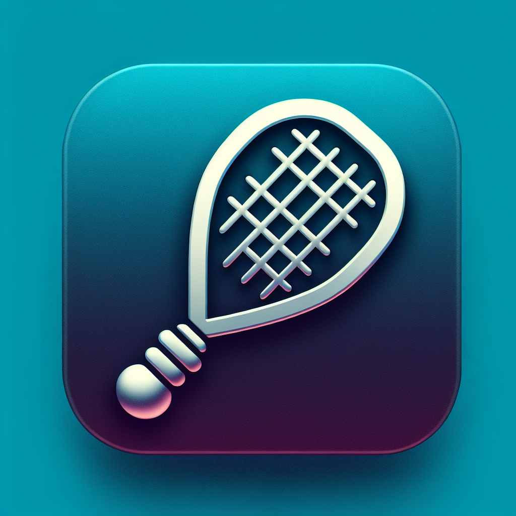 free ai generated squash game racket icon 