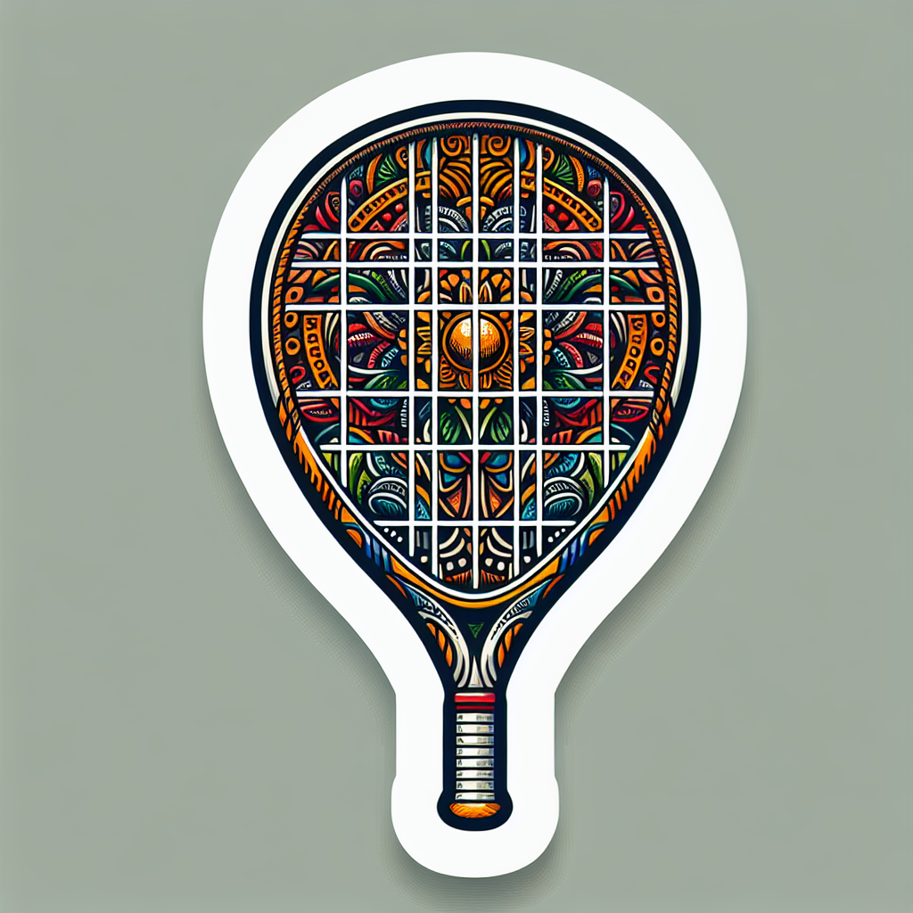 free ai generated squash game racket icon 