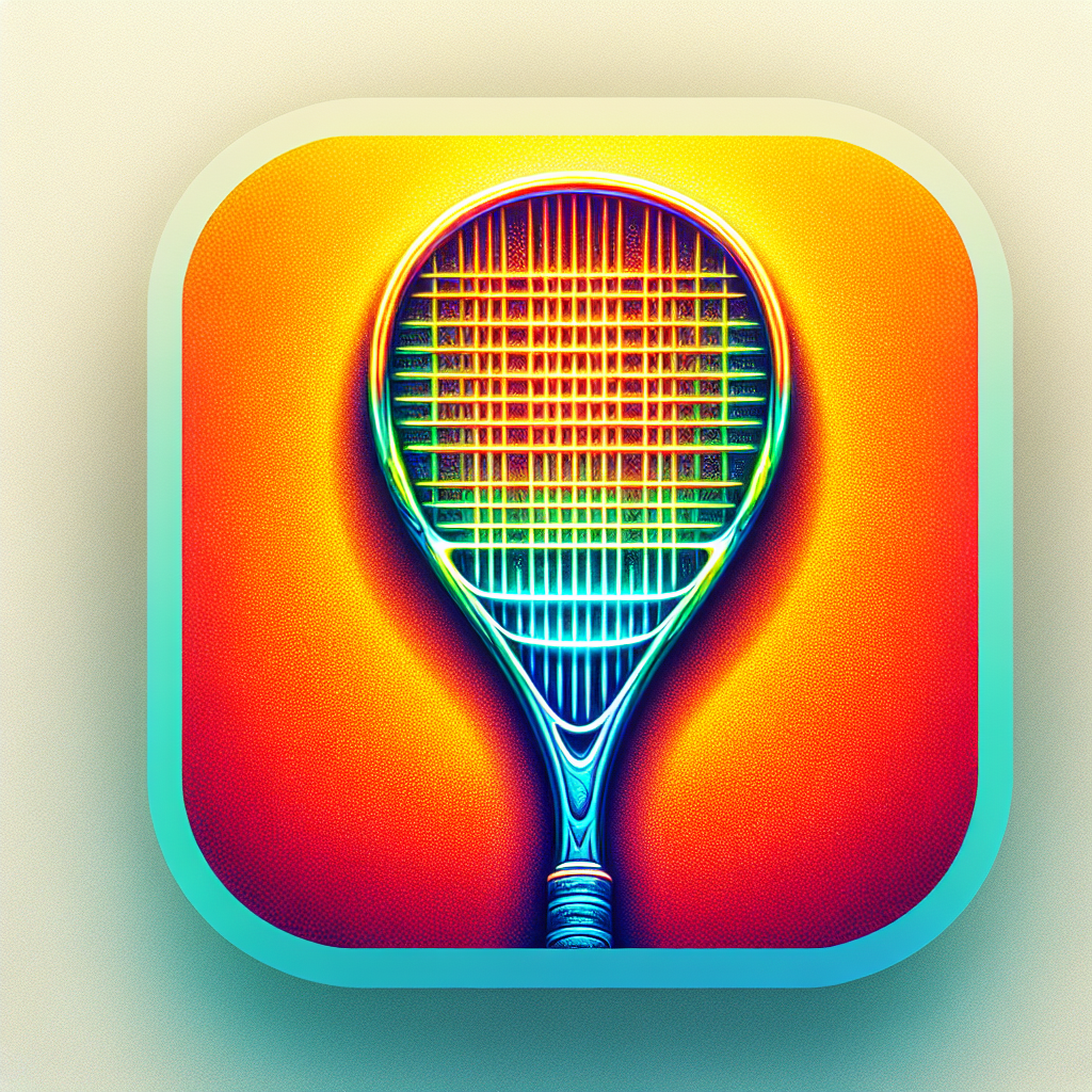 free ai generated squash game racket icon 