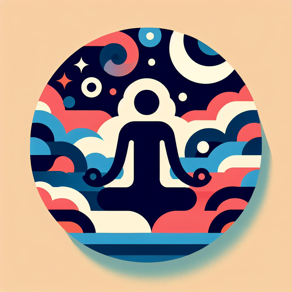 free ai generated meditation app icon 