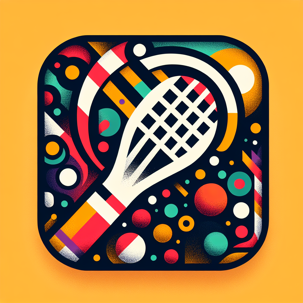 free ai generated squash game racket icon 
