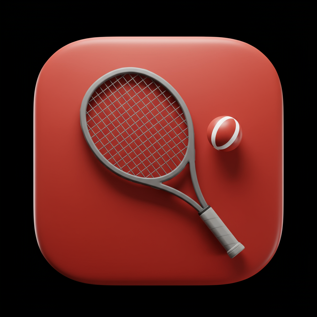 free ai generated squash game racket icon 