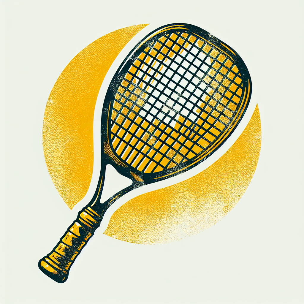 free ai generated squash game racket icon 