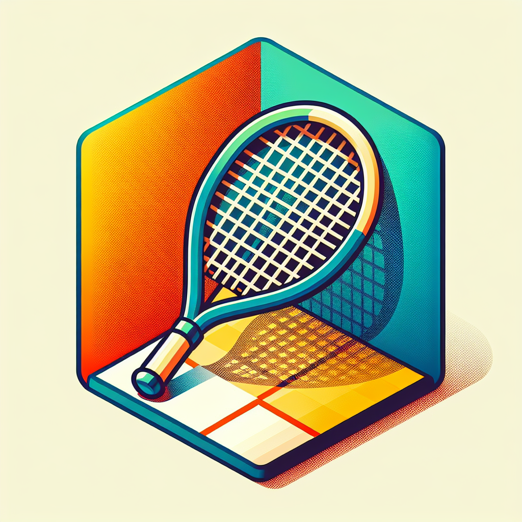 free ai generated squash game racket icon 