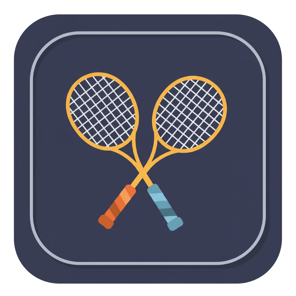 free ai generated squash game racket icon 