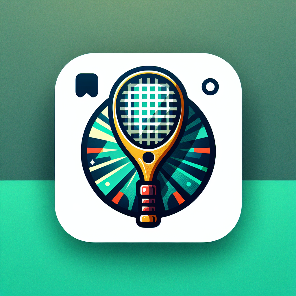 free ai generated squash game racket icon 