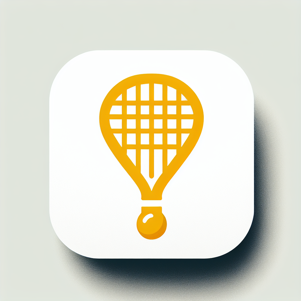 free ai generated squash game racket icon 