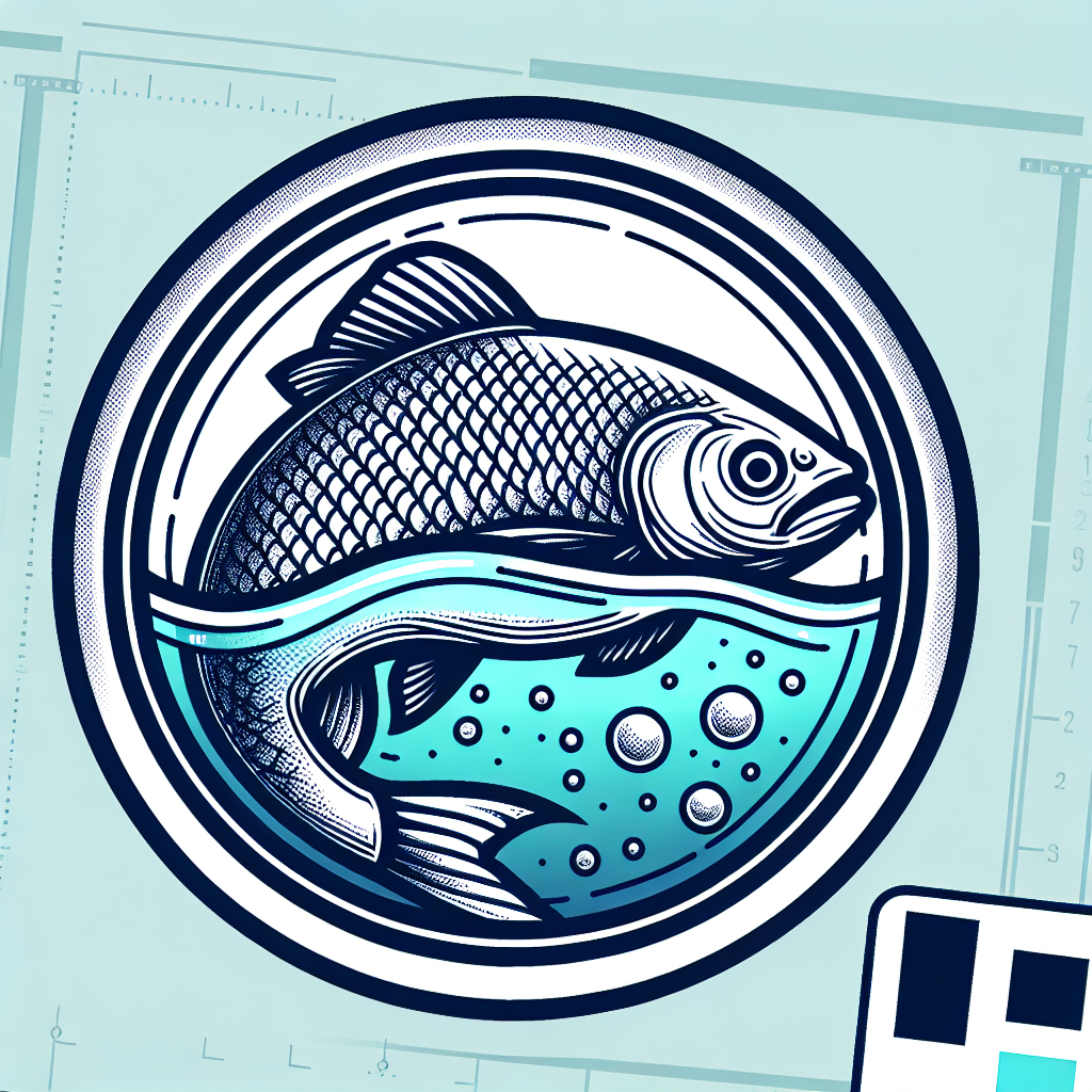 free ai generated Fish in round circle icon 